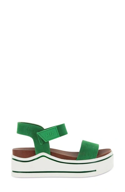 Shop Mia Odelia Platform Sandal In Grass