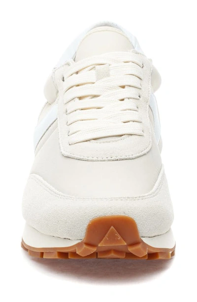 Shop J/slides Eddie Sneaker In White Nylon