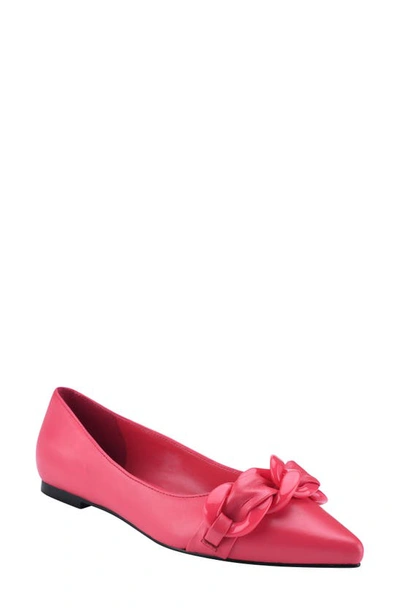 Calvin Klein Women's Beeta Pointy Toe Chain Detail Flats Women's online Shoes