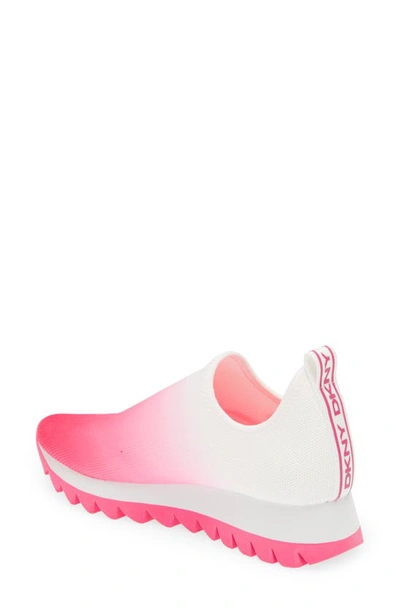 Shop Dkny Azer Slip-on Sneaker In Fushia