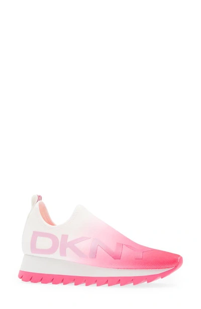 Shop Dkny Azer Slip-on Sneaker In Fushia