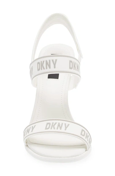Shop Dkny Balder Sandal In White