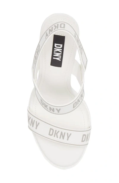 Shop Dkny Balder Sandal In White