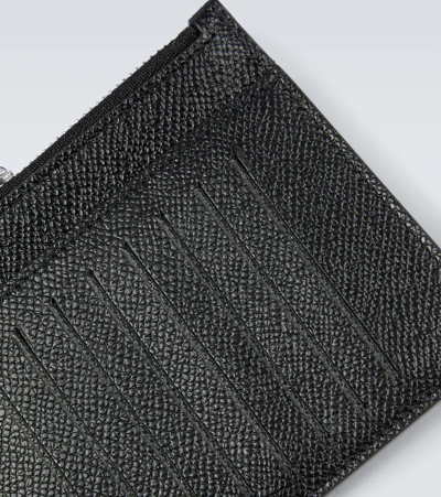 Shop Maison Margiela Zipped Leather Travel Case In Black
