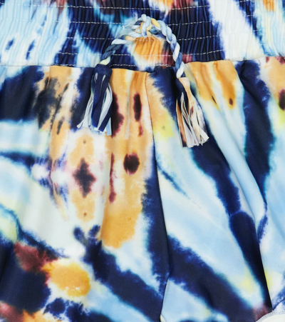 Shop Molo Nicci Tie-dye Swim Trunks In Summer Tie Dye