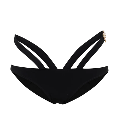 Dolce & Gabbana Bikini Bottoms With Lacing In Nero