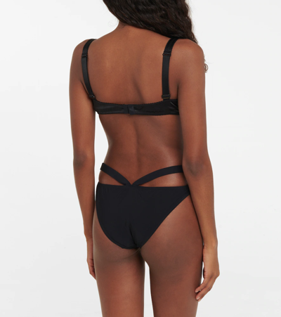 Dolce & Gabbana Bikini Bottoms With Lacing In Nero