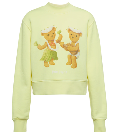 Shop Palm Angels Dancing Bears Jersey Sweatshirt