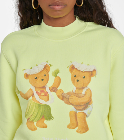 Shop Palm Angels Dancing Bears Jersey Sweatshirt