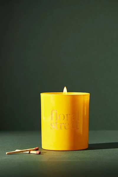 Shop Floral Street Candle In Yellow