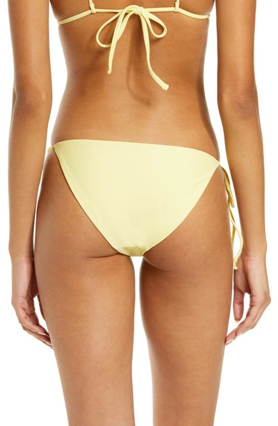 Shop Jade Swim Side Tie Bikini Bottoms In Sorbet