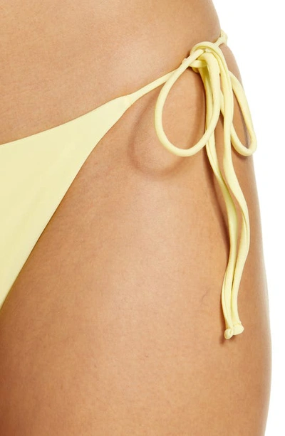 Shop Jade Swim Side Tie Bikini Bottoms In Sorbet