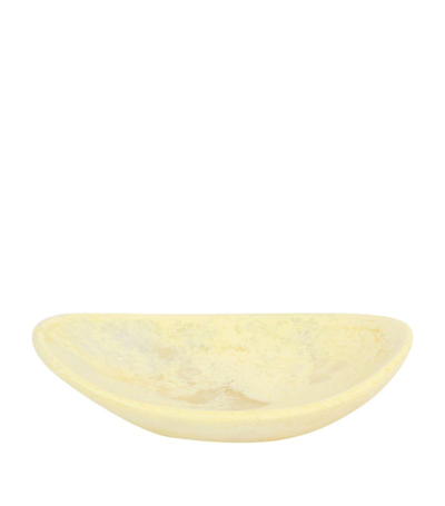 Shop Dinosaur Designs Resin Seed Dish (12.5cm) In Yellow