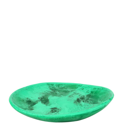 Shop Dinosaur Designs Resin Side Plate (15cm) In Green