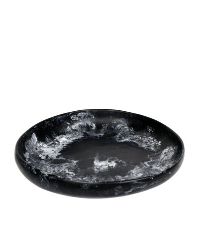 Shop Dinosaur Designs Large Resin Earth Bowl (33cm) In Black