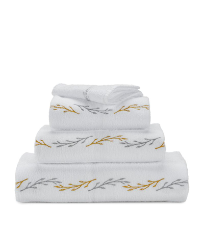 Shop Abyss & Habidecor Lauren Hand Towel (55cm X 100cm) In Multi