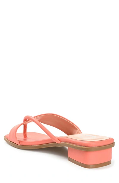 Journee Collection Mina  Womens Dressy Slip On Heels In Coral