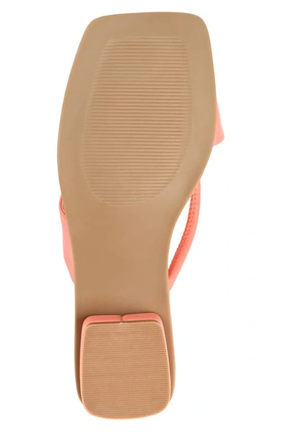Journee Collection Mina  Womens Dressy Slip On Heels In Coral