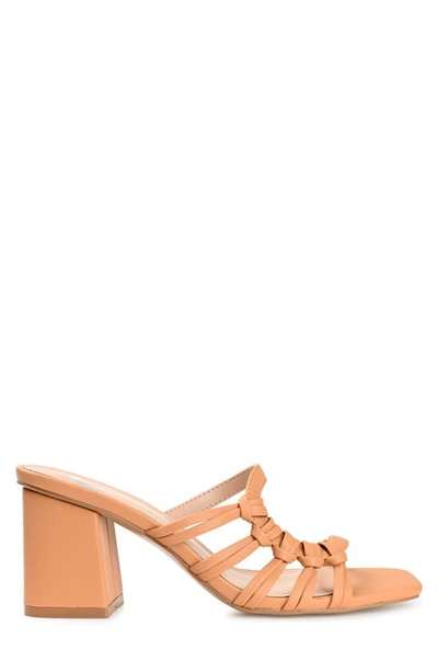 Journee Collection Emory Strappy Sandal In Tan
