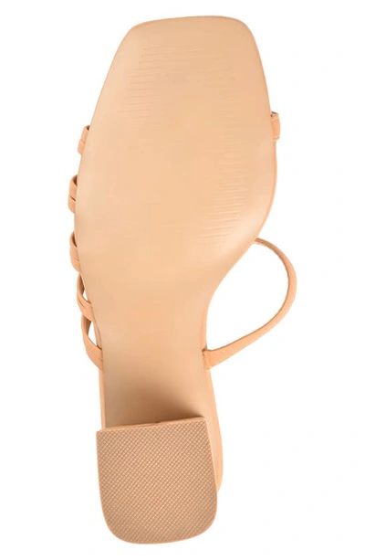 Journee Collection Emory Strappy Sandal In Tan
