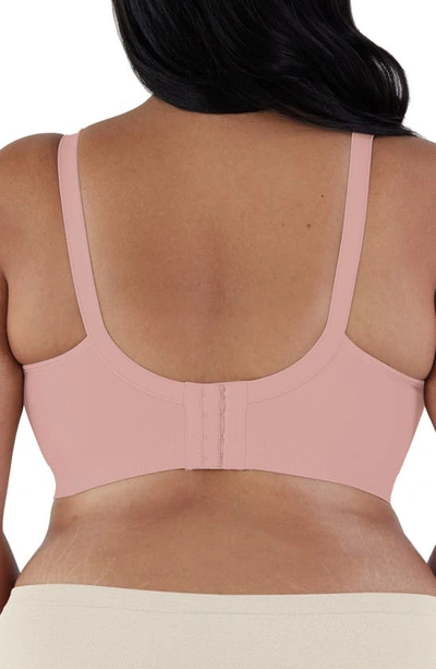 Bravado Designs Women's Dusted Peony Adjustable Stretch-recycled Nylon-blend Nursing Bra In Dusted Peony