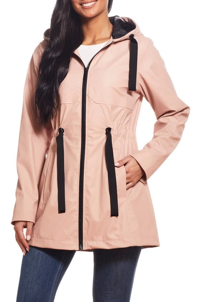 Shop Gallery Hooded Water Resistant Jacket In Rose Petal