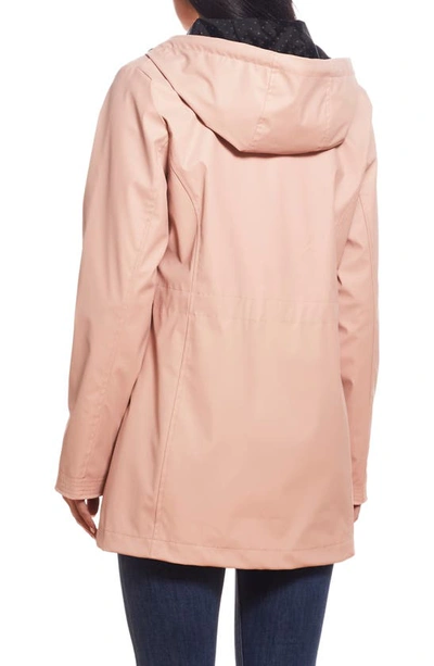 Shop Gallery Hooded Water Resistant Jacket In Rose Petal