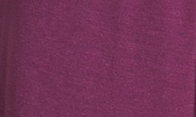 Loveappella Surplice V-neck Knit Maxi Dress In Purple Dark