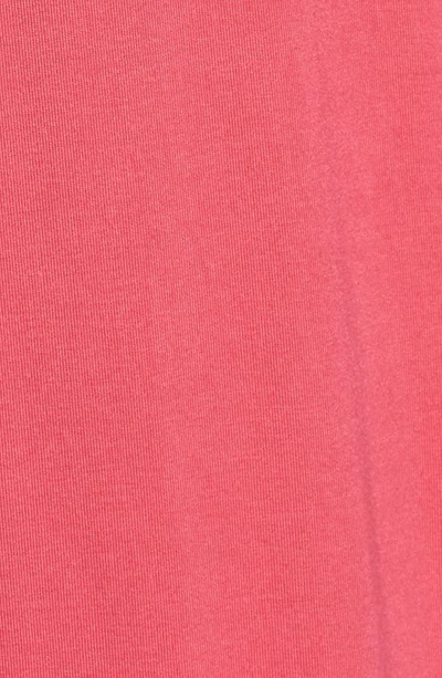 Loveappella V-neck Jersey Maxi Dress In Pink Polish