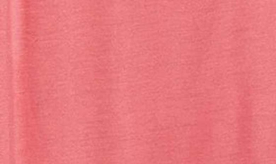 Loveappella V-neck Jersey Maxi Dress In Pink Polish