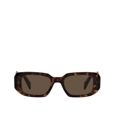 Shop Prada Pr 17ws Tortoise Female Sunglasses