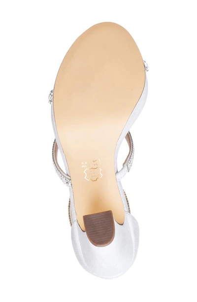 Shop Nina Embellished Sandal In True Silver