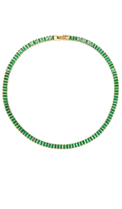 Shop Bracha Candybar Necklace In Green