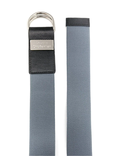 Shop Sarah Chofakian Studio 97 Two-tone Belt In Grey