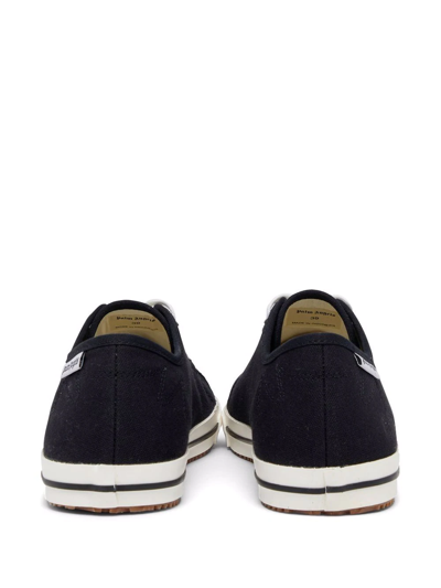 Shop Palm Angels Square Vulcanized Low-top Sneakers In Black