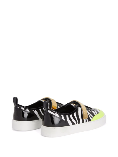 Shop Giuseppe Zanotti Zenas Low-top Sneakers In White