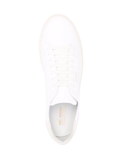 Shop Axel Arigato Clean 90 Low-top Trainers In Weiss