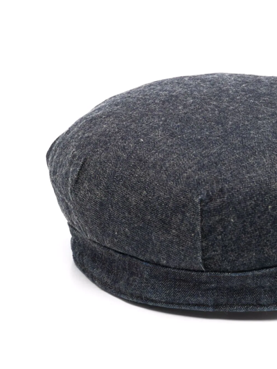 Rrl Denim Paperboy Hat In Blau