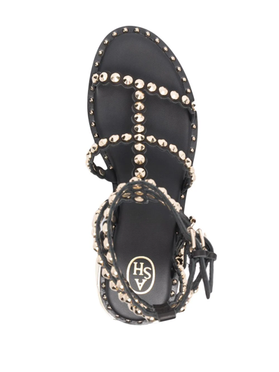 Shop Ash Penny Stud-embellishment Sandals In Black