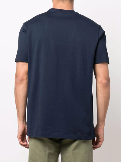 Paul & Shark Maxi Logo-print T-shirt In Blau