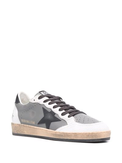 Shop Golden Goose Ball Star Low-top Sneakers In Grey