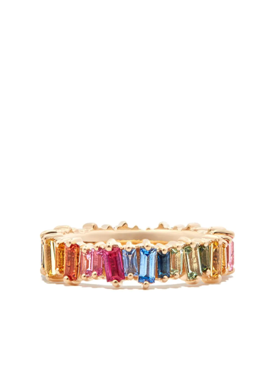 Shop Suzanne Kalan 18kt Yellow Gold Sapphire Ring