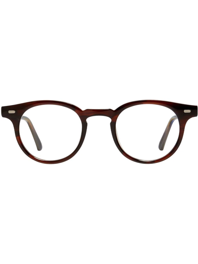 Shop Gentle Monster Milan Ab4 Round-frame Glasses In White