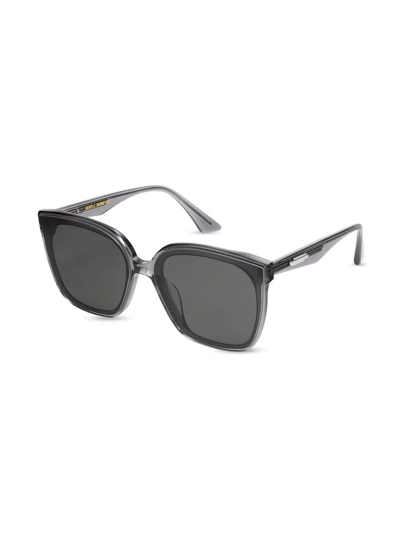 Shop Gentle Monster Burty G1 Oversized Sunglasses In Grey
