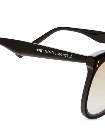 Shop Gentle Monster Rosy Oversized Frame Sunglasses In Brown