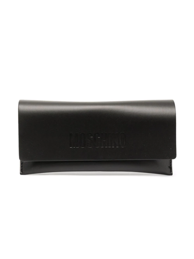 Moschino Eyewear Tinted Oversize-frame Sunglasses In Schwarz