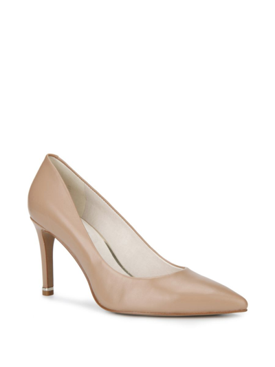 Shop Kenneth Cole Women's Riley Leather Pumps In Latte