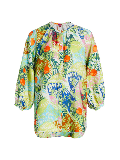 Shop Staud Women's Vincent Capri Tree Print Tunic