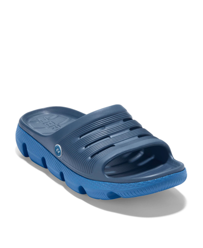 Shop Cole Haan Men's 4.zerogrand All Day Slide Sandals Men's Shoes In Navy Ink/blue