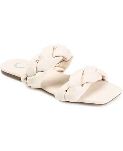 Shop Journee Collection Women's Arietta Slide Sandals In Off White